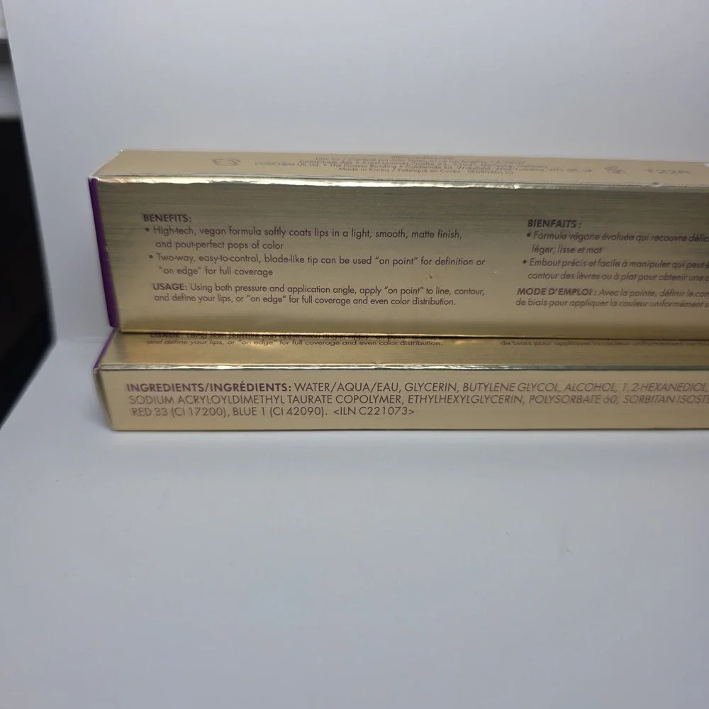 Stila‎ Calligraphy Lip Stain Tint NIB Ariana Set Of 2